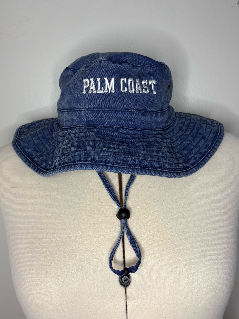 Palm Coast Navy Blue Bucket Hat